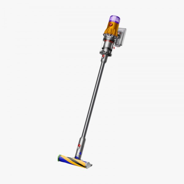 DYSON V12 Detect Slim Absolute Kablosuz Şarjlı Dikey Süpürge Sarı Nikel